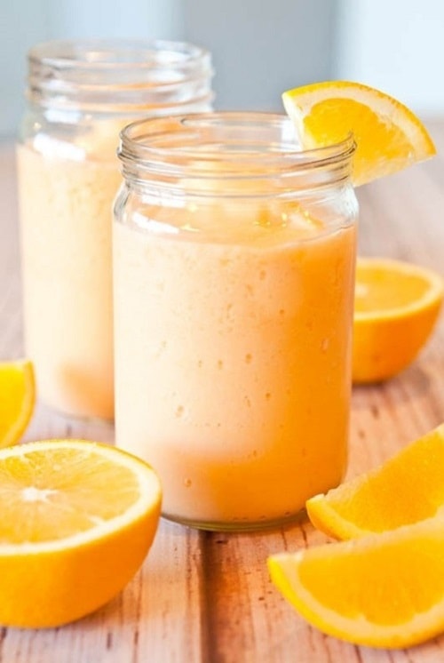cách làm sinh tố cam sữa chua