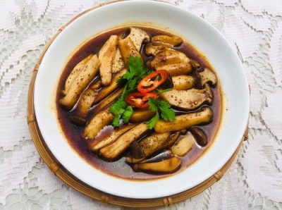cách xào nấm đùi gà